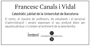 Francisco Canals Vidal 1922-2009