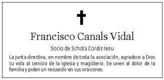 Francisco Canals Vidal 1922-2009