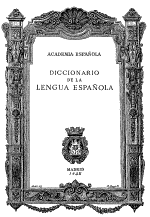 Diccionario de la Academia de la Lengua Española 1936 décimo sexta