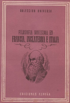 Filosofía novísima en Francia, Inglaterra e Italia