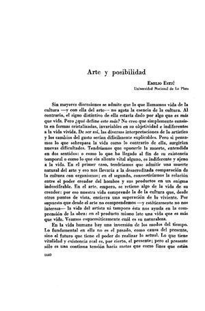 Emilio Esti&uacute;, Arte y posibilidad | Mendoza 1949