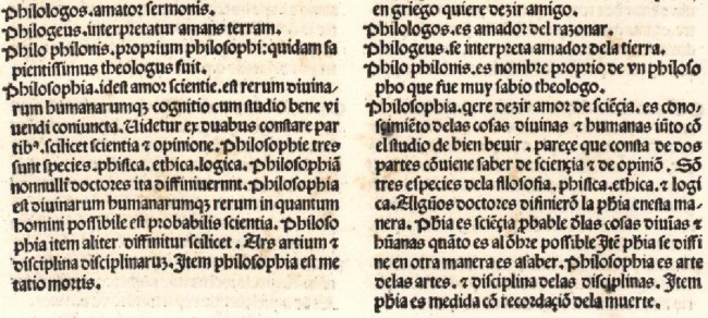 Alfonso de Palencia, Universal vocabulario, 1490