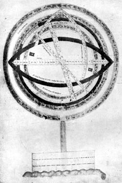 Esfera armilar del Libro del Saber de Astronomía de Alfonso el Sabio