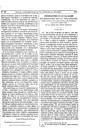 Gregorio Cruzada Villaamil, Informaciones de las calidades de Diego De Silva Velasquez, 1874