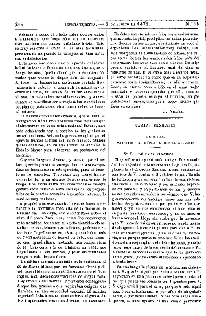 Francisco Asenjo Barbieri (1823-1894), Cartas musicales, 1874
