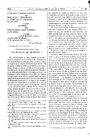 «Quartely Review», Los retratos de Jesucristo, 1874