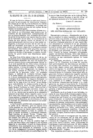 Miguel Martínez Ginesta, El museo antropológico del doctor González de Velasco, 1874