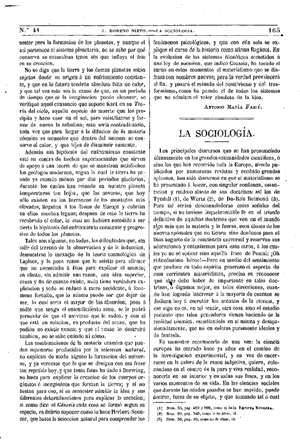 José Moreno Nieto, La sociología, 1874