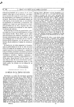Antonio Arnao (1828-1889), La música en el templo católico, 1874