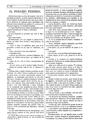Nataniel Hawthorne, El paraíso perdido, 1875