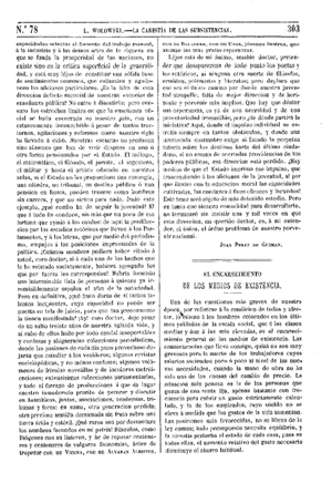 Luis Wolowski, El encarecimiento de los medios de existencia, 1875