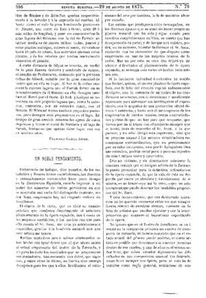 Ildefonso Jimeno, Un noble pensamiento, 1875