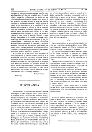 [Boletines, miscelánea...], 1875