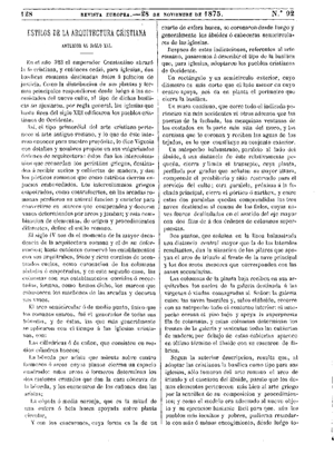 Francisco de Angoitia, Estilos de la arquitectura cristiana anteriores al siglo XVI, 1875